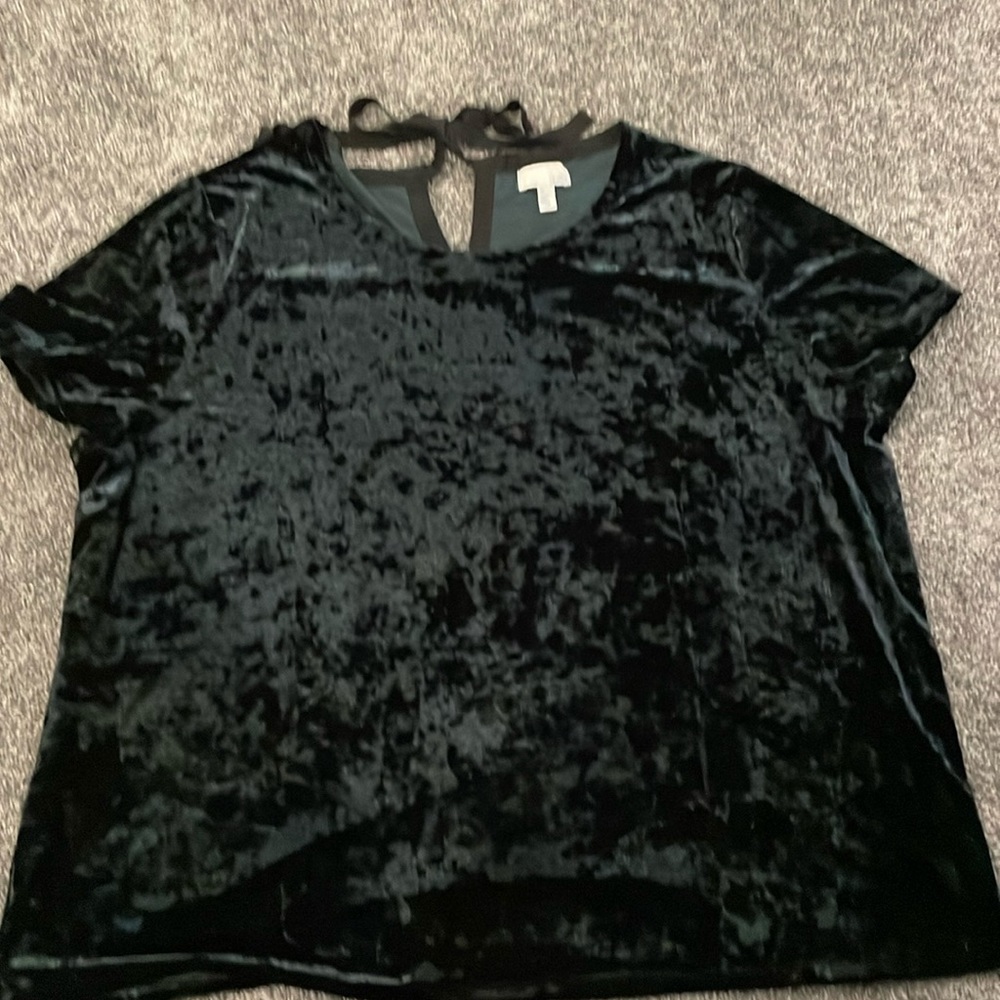 Blue Velvet top